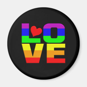 Rainbow-Liebe Magnet