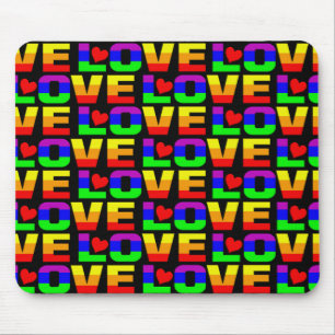 Rainbow-Liebe Mousepad