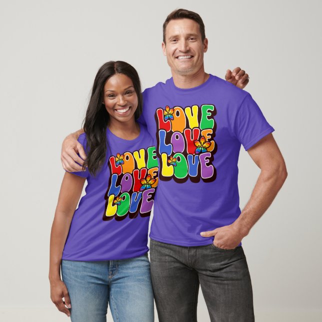 Rainbow-Liebe T-Shirt (Unisex)