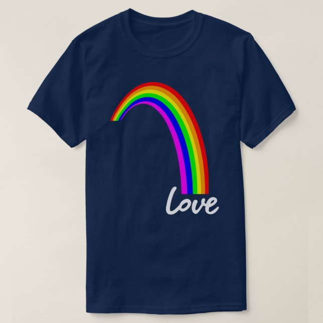 RAINBOW LIEBE T - SHIRT (Design vorne)