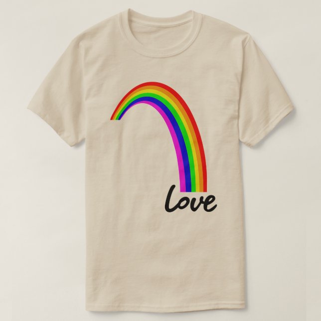 RAINBOW-LIEBE T-Shirt (Design vorne)