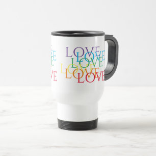 RAINBOW LIEBE Travel Mug Reisebecher