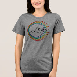 Rainbow-Liebe Tri-Blend Shirt