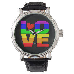 Rainbow-Liebe-Uhren Armbanduhr