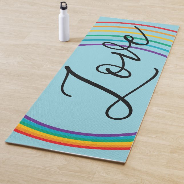 Rainbow-Liebe Yogamatte (Beispiel)