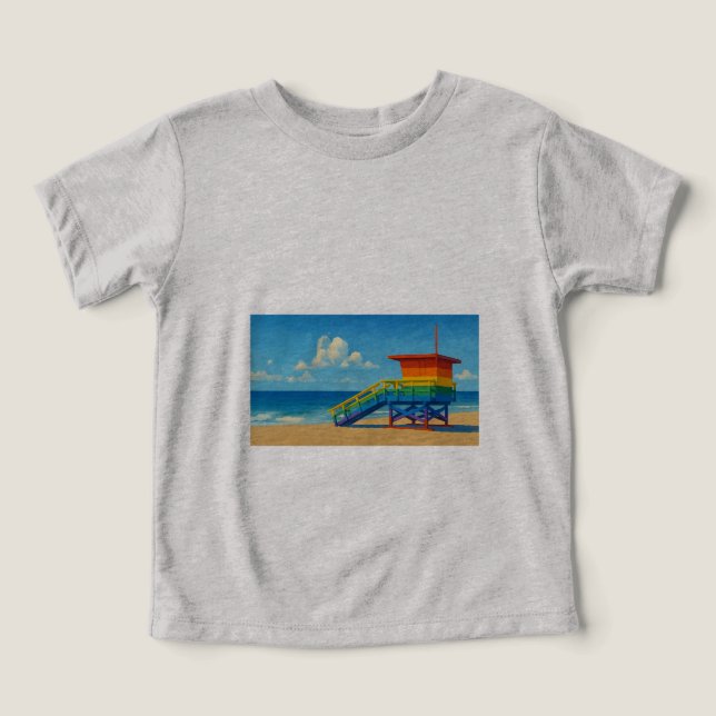 Rainbow Lifeguard von Venice Beach (Design Vorderseite)