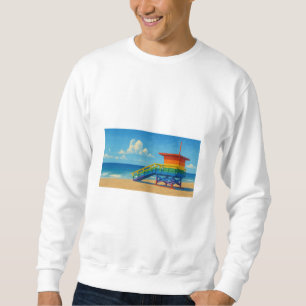 Rainbow Lifeguard von Venice Beach Sweatshirt