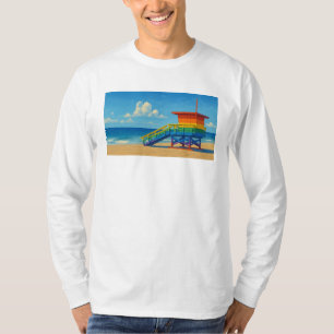 Rainbow Lifeguard von Venice Beach T-Shirt
