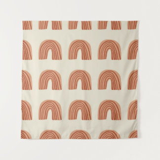Rainbow Light: Trendy Seamless Decor. Wandteppich