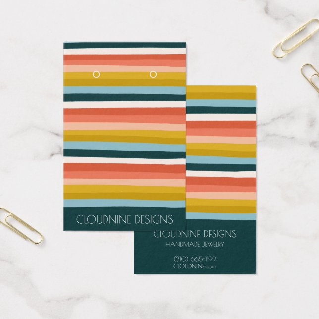 Rainbow Line Earring Necklace Juwelier Display Car (Büro)