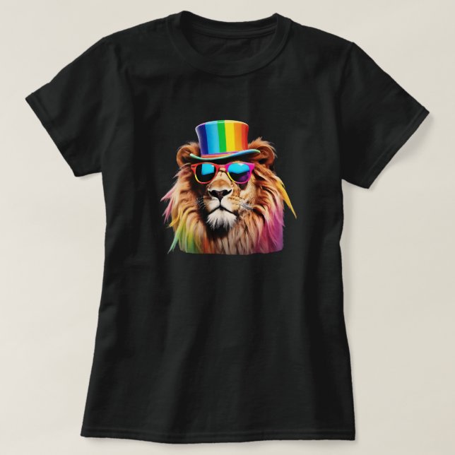 Rainbow Lion T-Shirt (Design vorne)