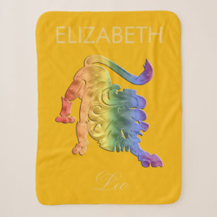 Rainbow Lion Zodiac Star Sign Leo Sherpadecke