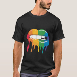 Rainbow Lips T - Shirt