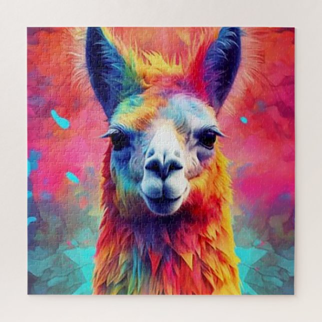 Rainbow Llama Puzzle (Vertikal)