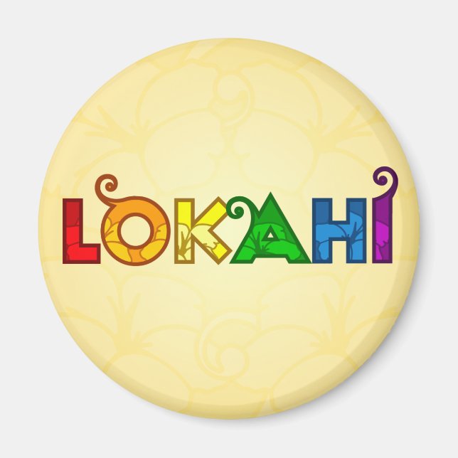 Rainbow Lokahi Magnet (Vorne)