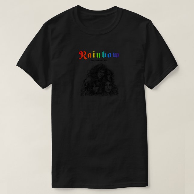 Rainbow Long Live Rock & Roll Klassischer T - Shir T-Shirt (Design vorne)