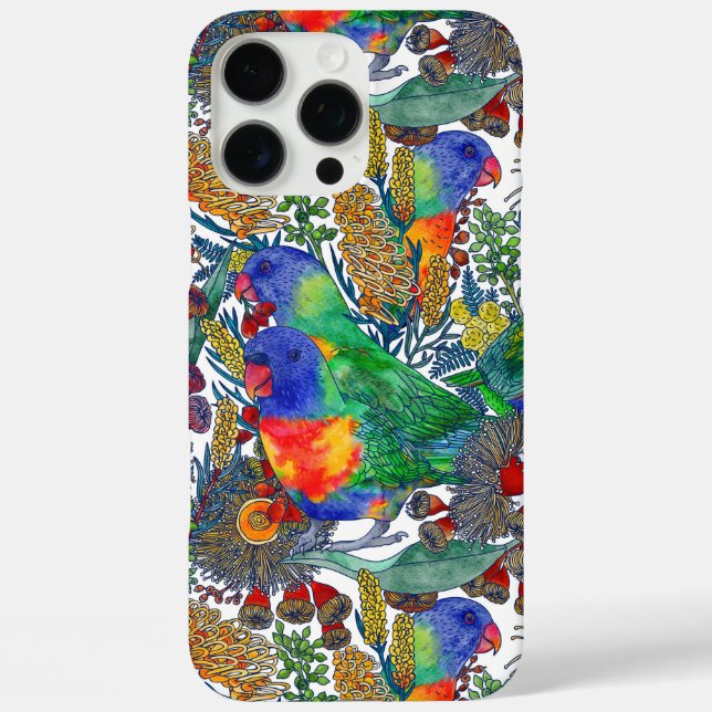 Rainbow Lorikeet Botanischer Garten Case-Mate iPhone Hülle (Rückseite)