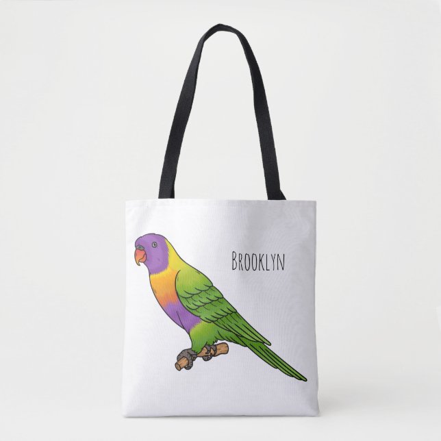 Rainbow-Lorikeet-Cartoon (Vorderseite)