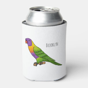 Rainbow-Lorikeet-Cartoon Dosenkühler
