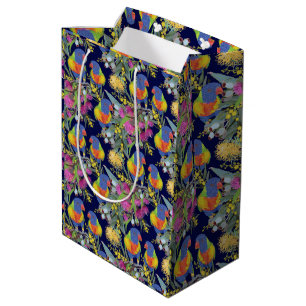 Rainbow Lorikeet Mittlere Geschenktüte