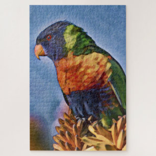 Rainbow Lorikeet Parrot Bird Puzzle