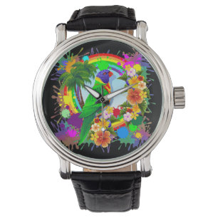 Rainbow Lorikeet Parrot Watches Armbanduhr