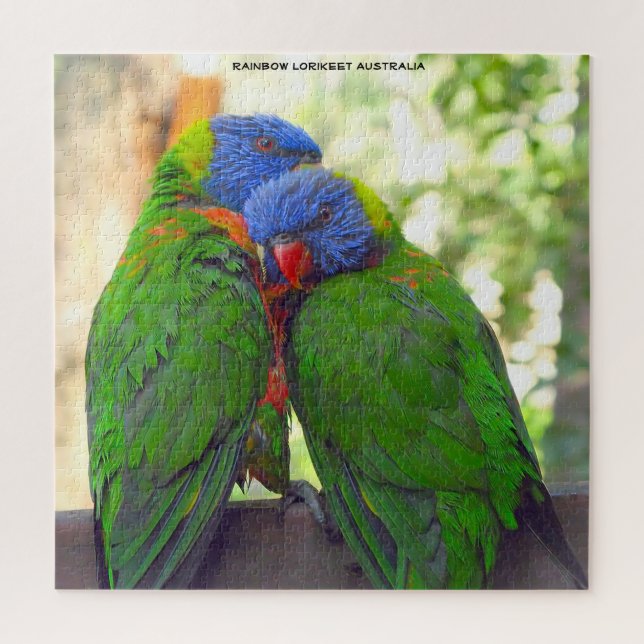 Rainbow Lorikeets Australien Puzzle (Vertikal)