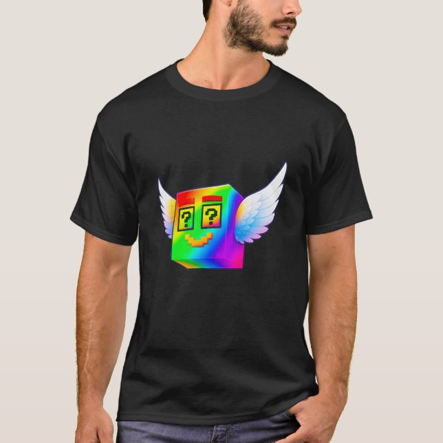 Rainbow Lucky Block Mythic New Secret Brainrot God T-Shirt (Vorderseite)