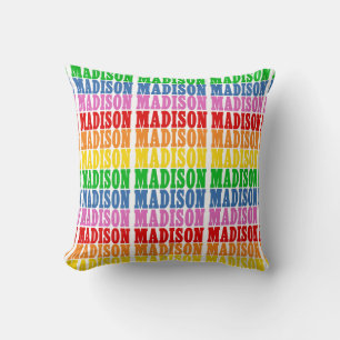 Rainbow Madison Kissen