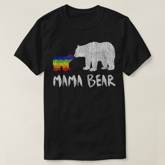 Rainbow Mama Bear Love Support Prix T-Shirt (Design vorne)