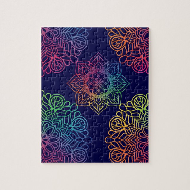 Rainbow Mandala Puzzle (Vertikal)