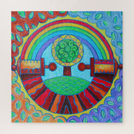 Rainbow Mandala Puzzle
