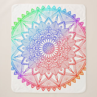 Rainbow Mandala Sherpadecke