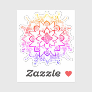 Rainbow Mandala Sticker