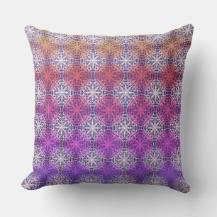 Rainbow Mandella Polka Dots Kissen