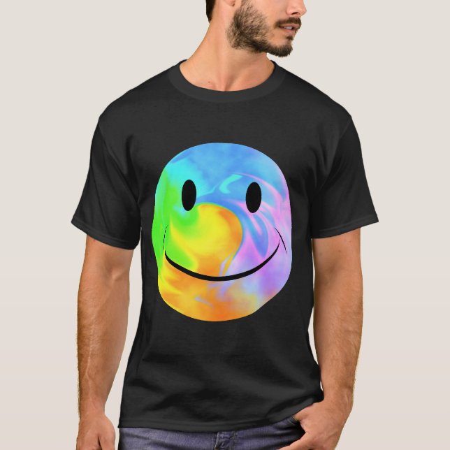 Rainbow Marble Face T - Shirt (Vorderseite)