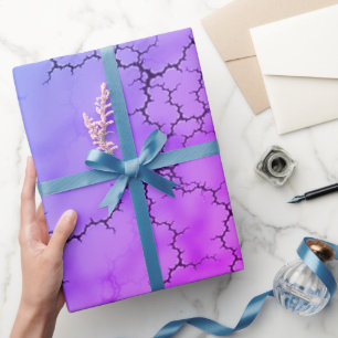 Rainbow Marbled Heart Geschenkpapier