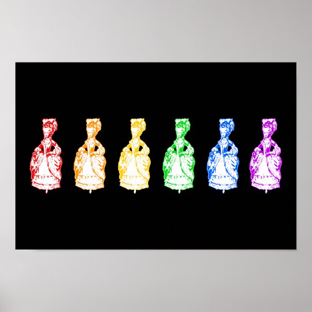 Rainbow Marie Antoinettes Poster (Vorne)