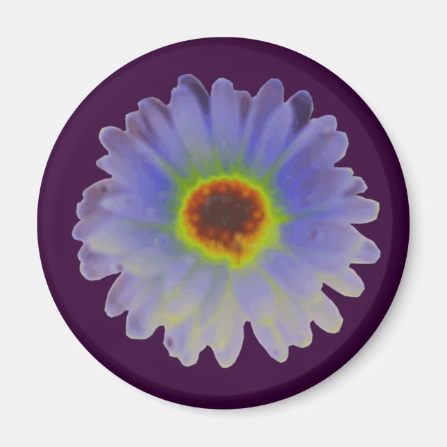 Rainbow Marigold Magnet (Vorne)