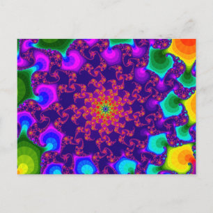 Rainbow Marigold Postkarte
