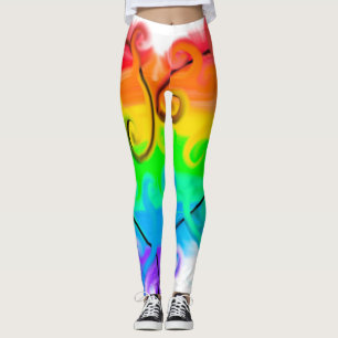 Rainbow-Marmor Leggings