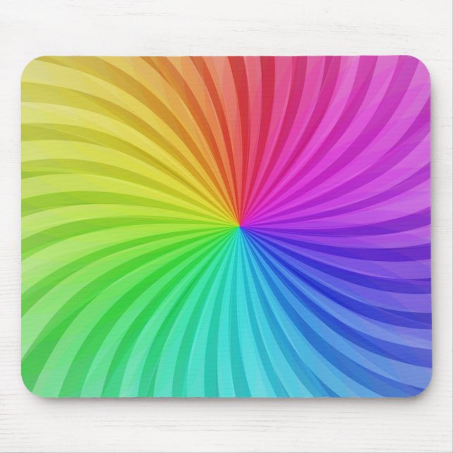 Rainbow-Maus-Pad Mousepad (Vorne)