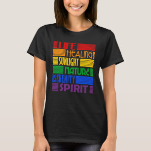 Rainbow Meanings (LGBT Gay Lesbian Transgender) T-Shirt