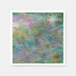 Rainbow Mehrfarbig Crystal Rock Marble Serviette