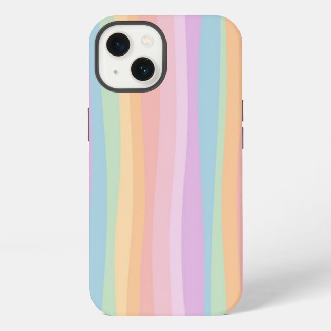 Rainbow Melt iPhone Case Hülle (Rückseite)