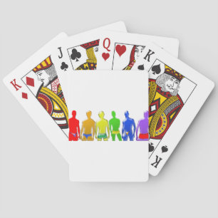 Rainbow Men Spielkarten