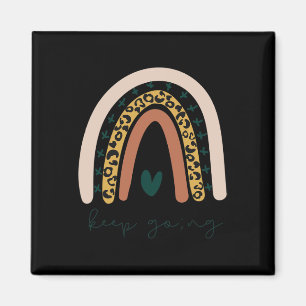 Rainbow Mental Health Semicolon Behalt Going Boho Magnet