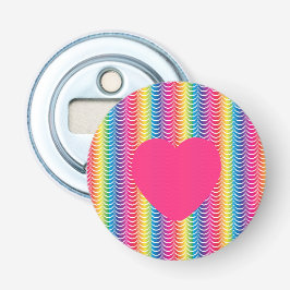 Rainbow Mermaid Pride Heart Flaschenöffner