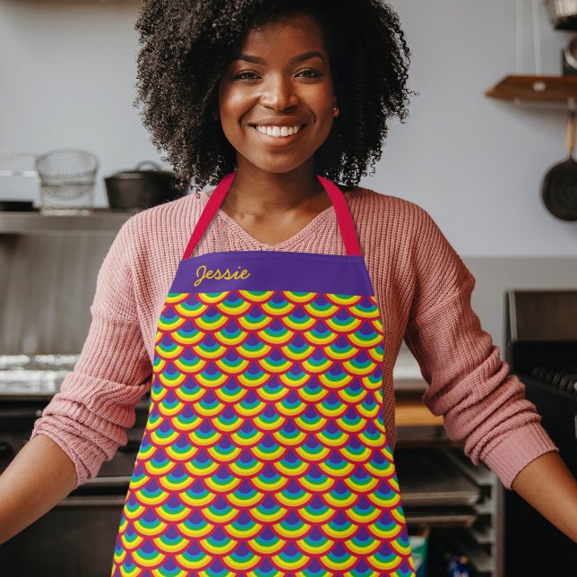 Rainbow Mermaid Scale Schürze (Von Creator hochgeladen)