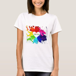 Rainbow Modern Strip LGBT T-Shirt